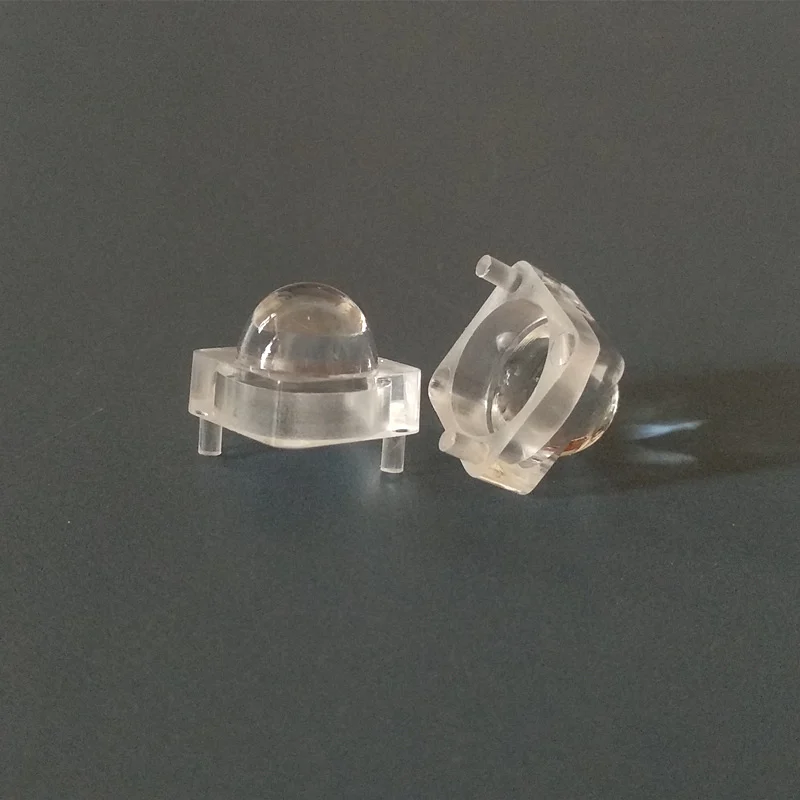 #CJSE-10.3 High quality Led Optical Lens for 5050, 3535, 3030, Size 10.3X10.3mm, 15 degree With feets, Clean surface, PMMA