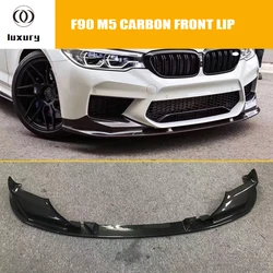 탄소 섬유 앞 범퍼 턱 립 스플리터, BMW F90 M5 Pre-LCI & LCI 2017-2024, 3D 스타일