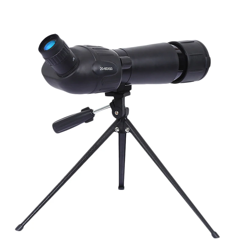 20-60x60 Spotting Scope with Tripod HD lll Night Version Optic BAK4 Prism Outdoor Camping Bird-watching Zoom Monocular Telescope