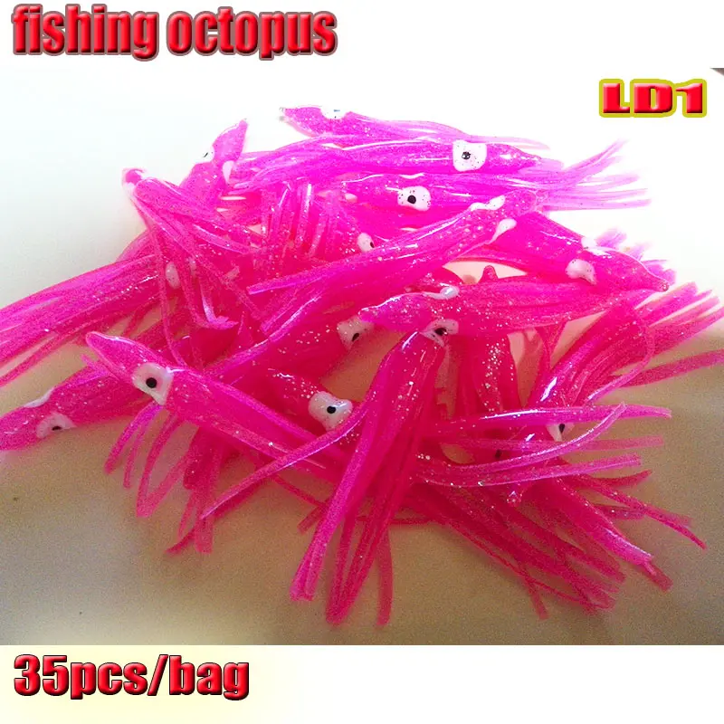 2022NEW fishing lure octopus 24colors 35pcs/bag choose octopus skirts lenght:8CM