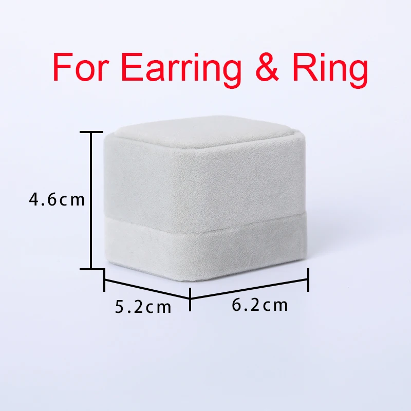 Small Gift Boxes For Earrings And Ring Wedding Ring Boxes Ring Jewelry Organizer Box Wedding Ceremony Jewellery packaging LH002