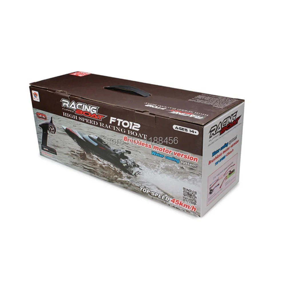 New 100% Original Feilun FT012 Brushless Motor 4CH RC Boat Water Cooling High Speed Racing 45KM/H RTF 2.4GHz