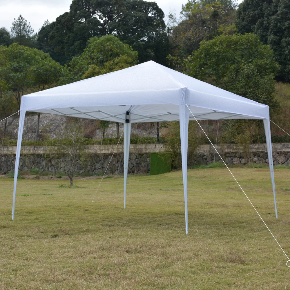 3x3m Practical Waterproof Right-Angle Folding Tent without Surrounding Cloth Outdoor Garden Patio Picnic Canopy Gazebo