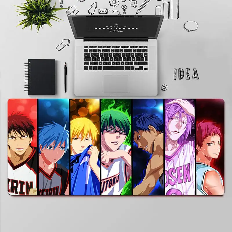 YNDFCNB Top Quality Kuroko Basketball Natural Rubber Gaming mousepad Desk Mat Free Shipping Large Mouse Pad Keyboards Mat