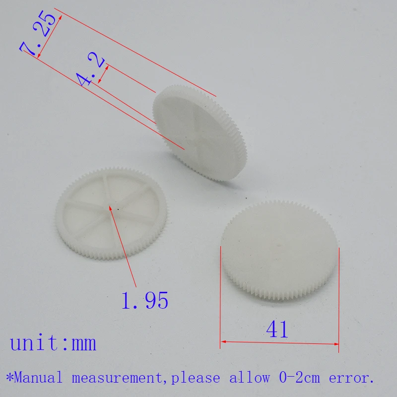 5/50 pz 80T 2mm foro ingranaggio di plastica dron rc auto aereo robot giocattoli per bambini per ragazzi accessori per bambini fai da te montessori juguetes GP802A