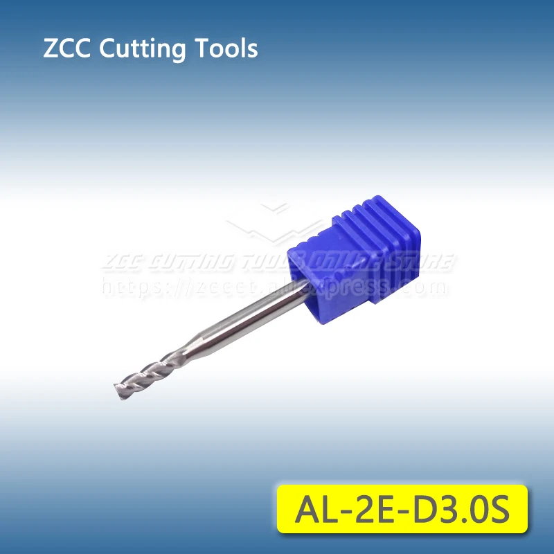 1pc AL-2E-D3.0S zcc 3ミリメートル超硬ソリッドエンドミル2 futesフライスカッターアルミ4ミリメートルシャンク