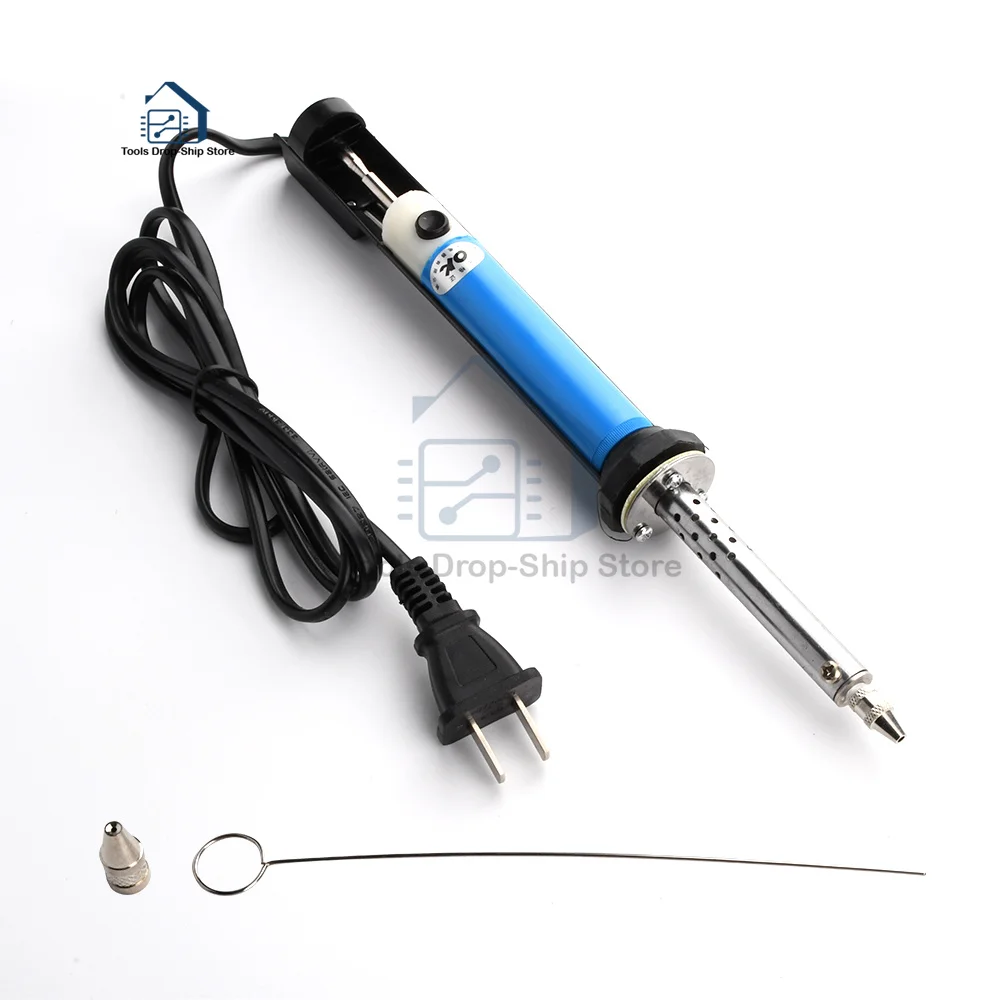 High Quality EU 2in1 30W 40W 110V 220V Soldering Iron PCB Solder Sucker Desoldering Vacuum Pump Welding Tool