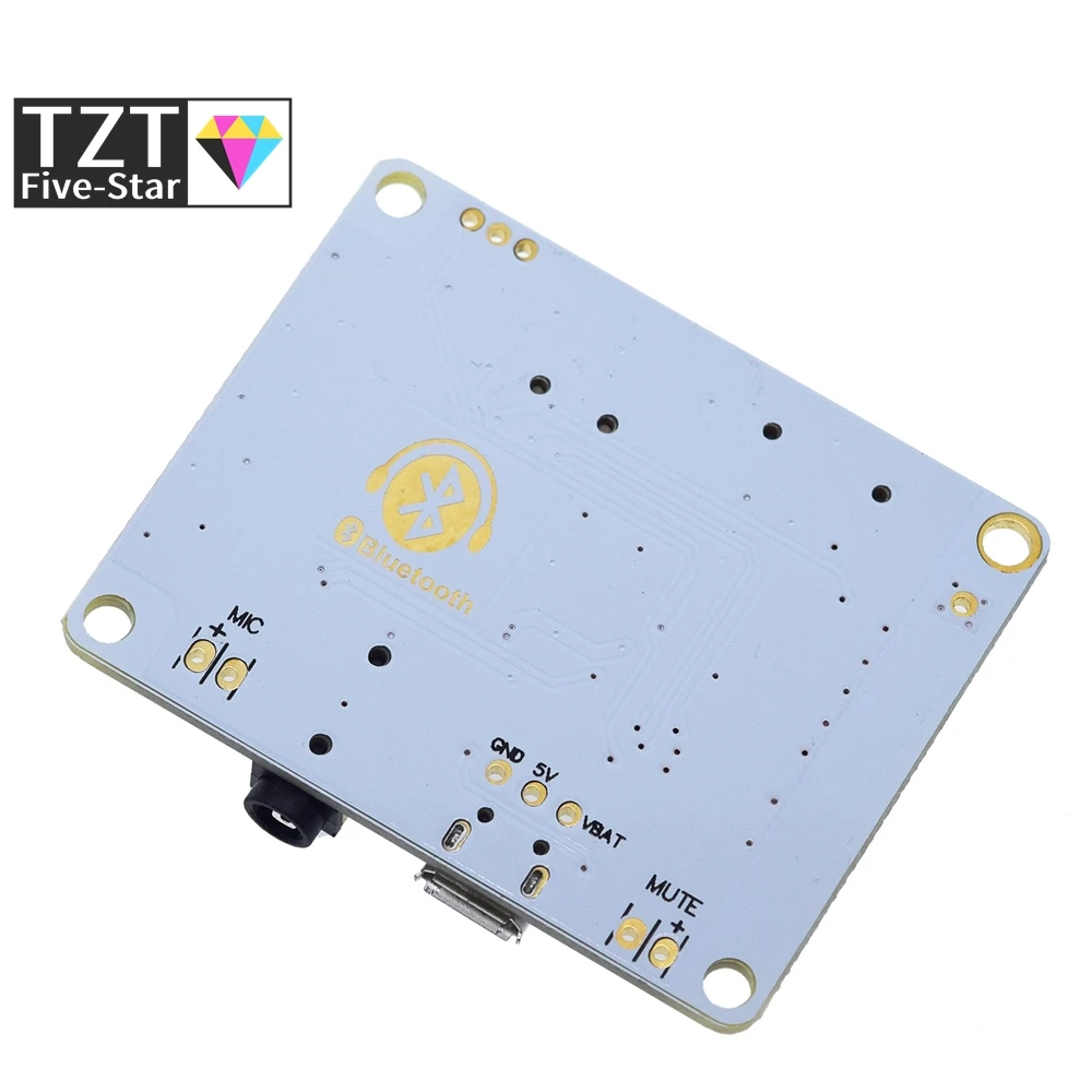 TZT 1/3 Stück Bluetooth-Audio-Empfänger-Board mit USB-TF-Kartensteckplatz, Decodierung, Wiedergabeausgang A7-004 5V 2.1 Kabelloses Stereo – Detail 7