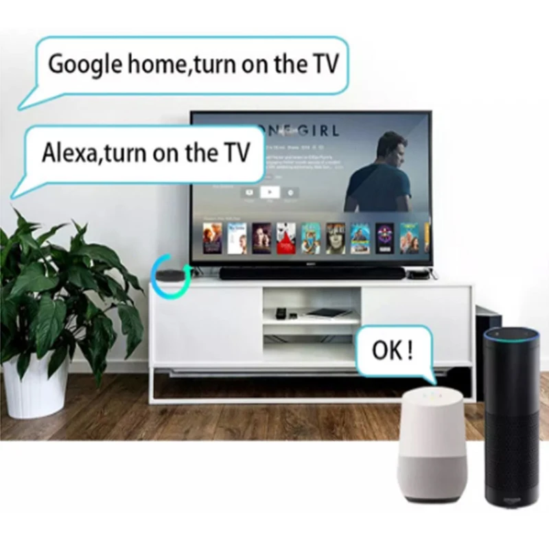 Tuya สมาร์ท WiFi IR RF รีโมทคอนโทรลสำหรับเครื่องปรับอากาศทีวีไฟฟ้าผ้าม่าน Smart Life ทำงานร่วมกับ Alexa Google บ้าน