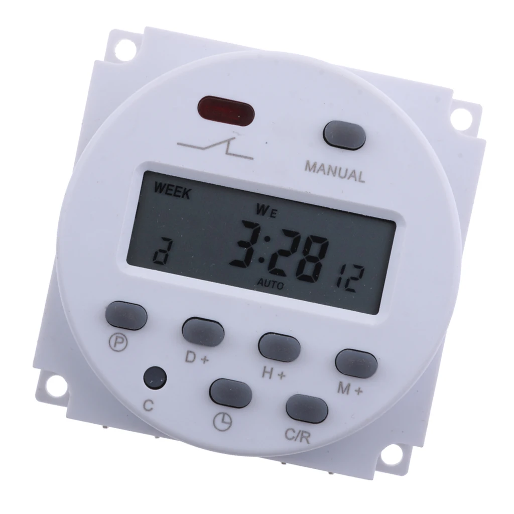 Timer Switch for Solar Lights, Digital Programmable Timer DC/  12 Volt hot