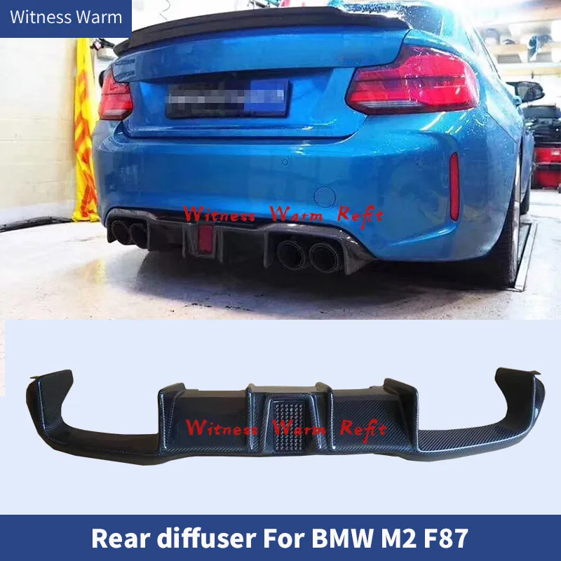 F87 M2 Carbon Fiber Rear Diffuser Lip for Bmw 2 Series F87 M2 Coupe 2 Door 2016-2019 Rear Bumper Diffuser Lip Spoiler Frp