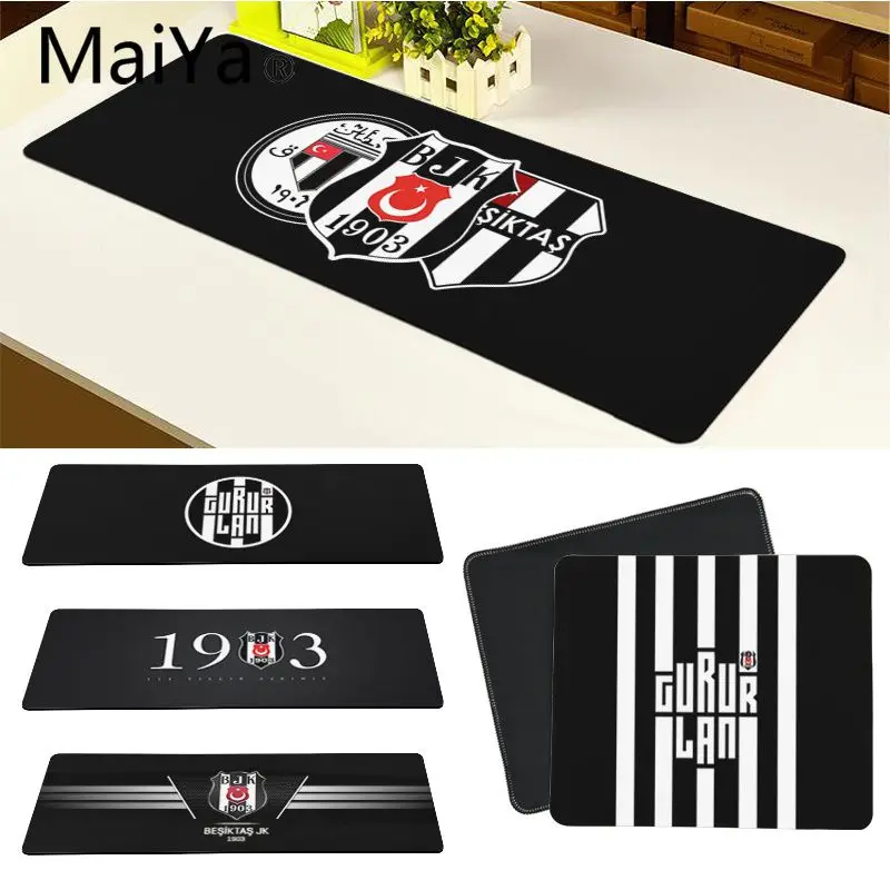 Maiya Top Quality Turkey Besiktas Customized laptop Gaming mouse pad Free Shipping Large Mouse Pad Keyboards Mat