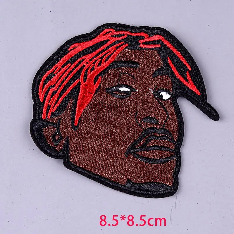 Rock Band Patches DIY Embroidery Metal Patches for Clothing Iron On Patch Hippie Punk Patch Name On Clothes Applique Stripe F