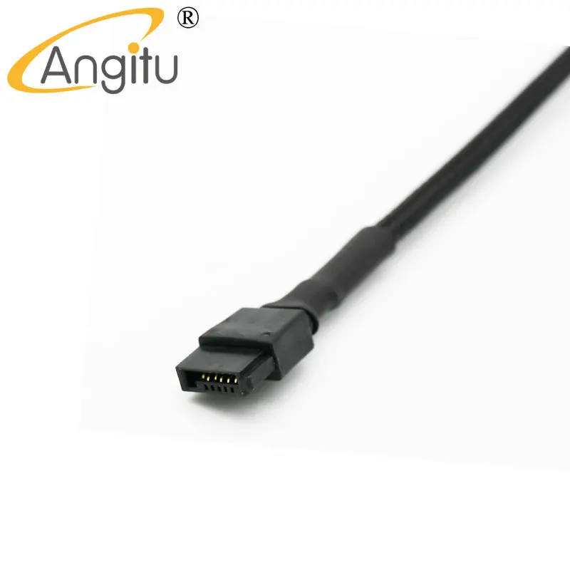 Angitu Male Molex IDE 4Pin to 6Pin Optical Drive Power Cable  6Pin Slimline Adapter Notebook Optical Drive Cable-30cm 50cm(12\