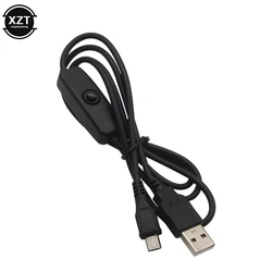 Universal USB Cable to Micro USB Power Adapter 5V 2.5A for Raspberry Pi 3 2 with ON/OFF Switch Charger Cable for Android