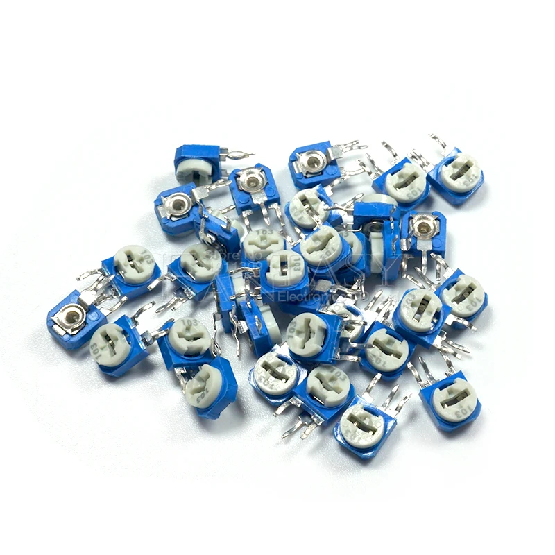 20pcs RM063 RM-063 100 200 500 1K 2K 5K 10K 20K 50K 100K 200K 500K 1M ohm Trimpot Trimmer Potentiometer ตัวต้านทานตัวแปร