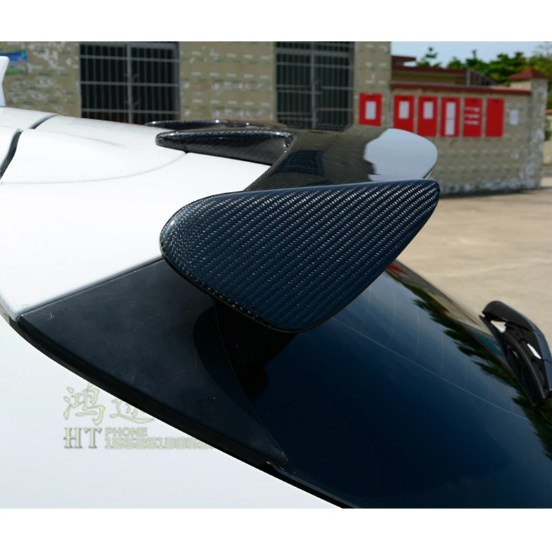 

for Buick Verano GS Spoiler 2015-2016 Carbon fiber rear roof spoiler rear luggage lip cover hood shape