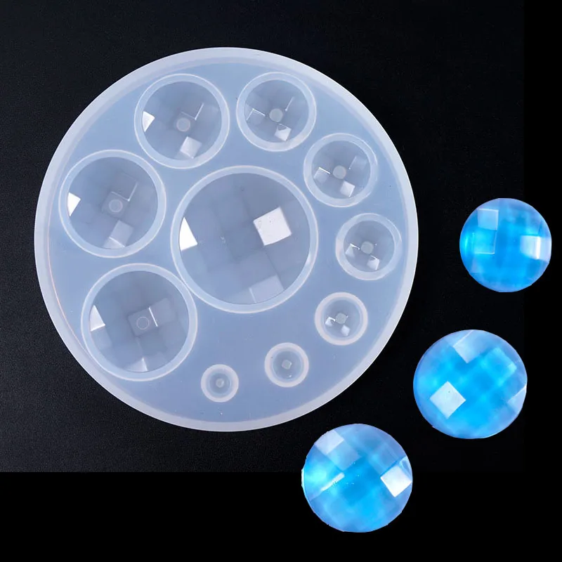 

Popular1PC Diamond Ball Stone Shaped Jewelry Tool Jewelry Mold UV Epoxy Resin Silicone Molds For Making Jewelry