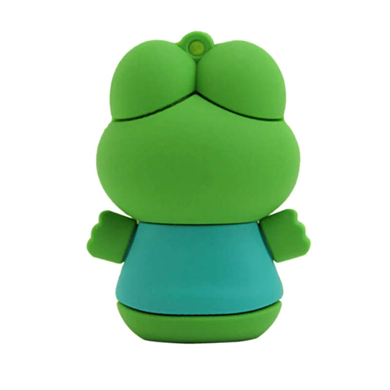 Kartun Lucu Katak USB Flash Drive 64GB Mini Flashdisk 128G 32G 4G 8G 16G 256G Kepribadian Memory Stick Pen Drive Flashdisk Hadiah