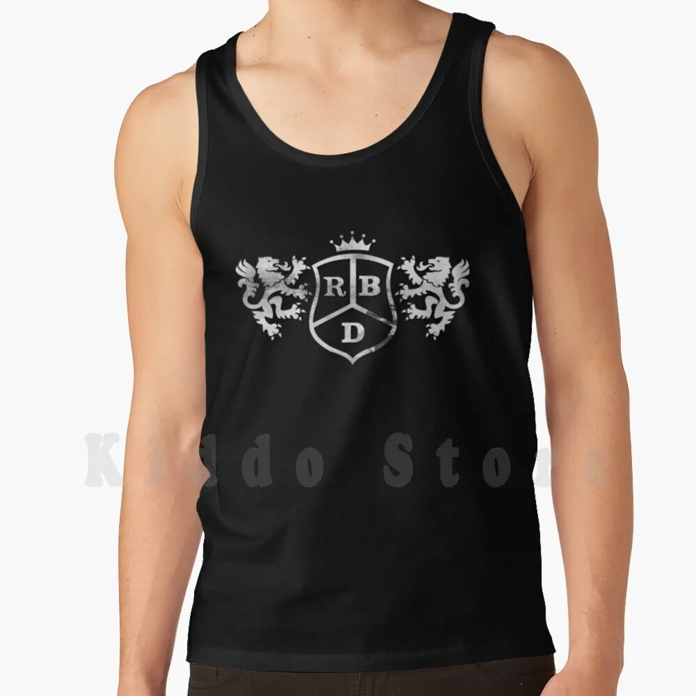 Camisetas sin mangas Rbd, chaleco sin mangas Rbd Rebel Be Or Seem, logotipo de música pop mexicana, Anahi Maite Perroni, Sweet Maria Poncho Herrera