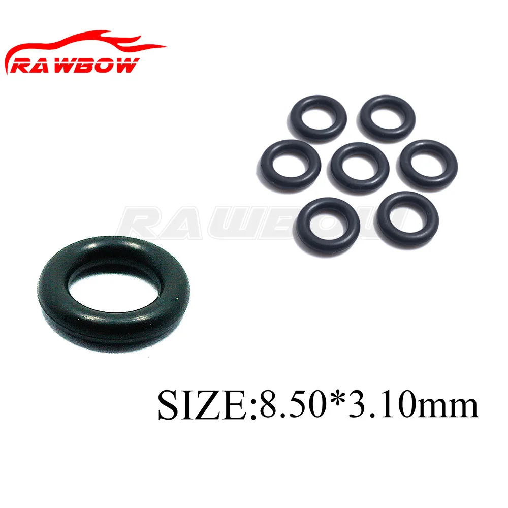 100 PCS Size 8.5*3.1mm Fuel Injector Seal Lower Rubber O Ring 21030 For Bmw