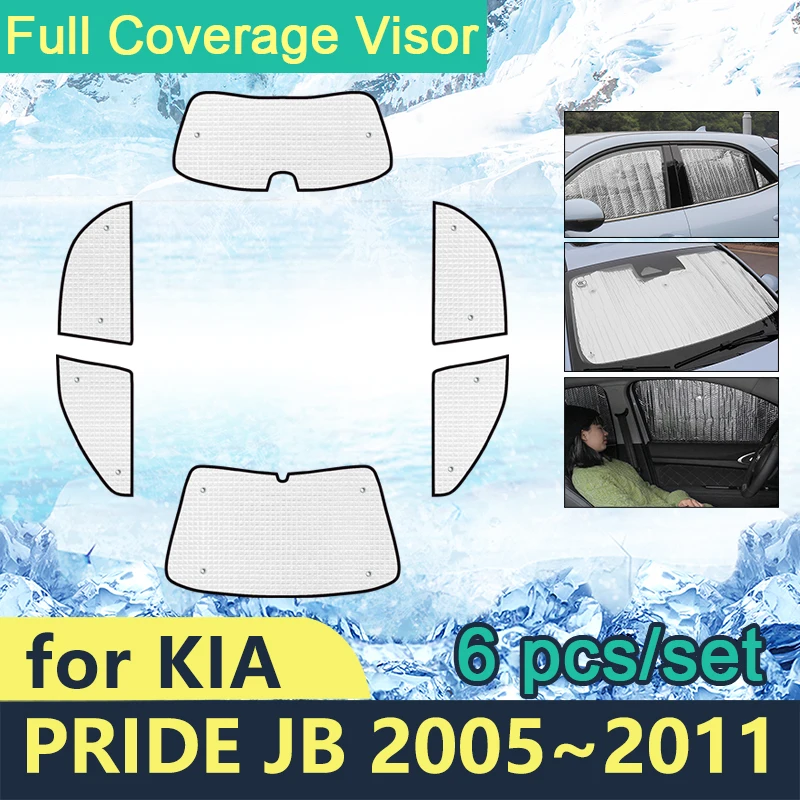 

Солнцезащитные очки с полным покрытием для Kia Pride JB 2005 ~ 2011