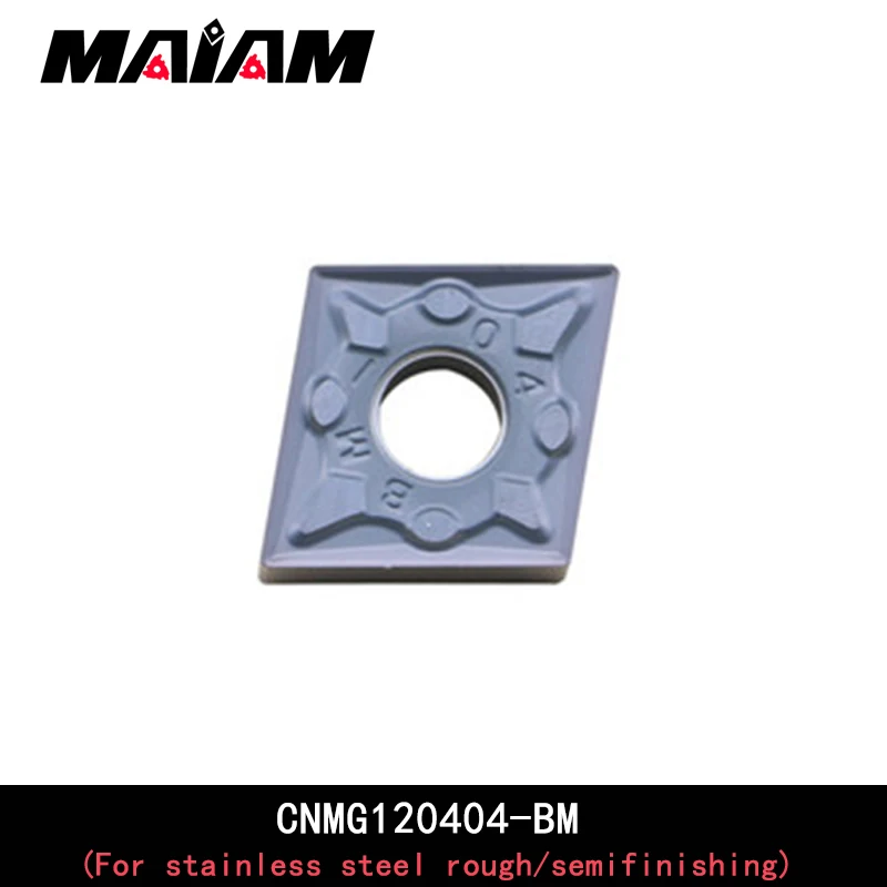 CNMG1204 Rhombus 80 deg insert CNMG120404 CNMG120408 CNMG120412 BM pattern insert CNMG for stainless steel rough/semifinishing