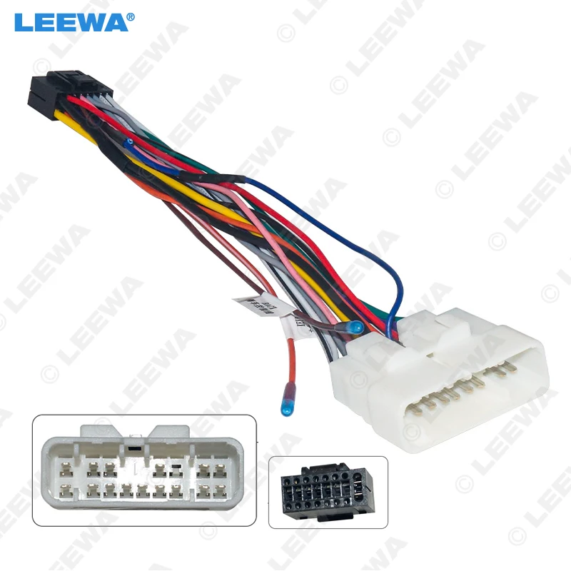 

LEEWA Car 16pin Audio Wiring Harness For Suzuki ISUZU D-MAX 16Pin Aftermarket Stereo Installation Wire Adapter #CA6885