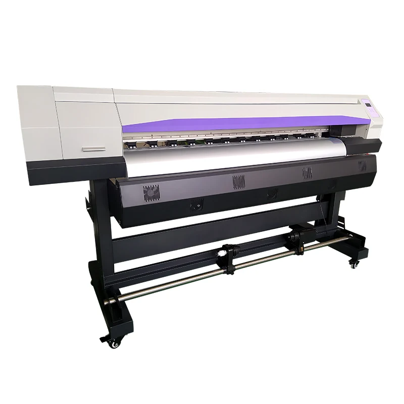 Imagem -03 - Impressora Digital Eco Solvente Impressora de Faixas Flexíveis de Vinil e Pvc Máquina de Impressão Plotter de Lona 1.6m