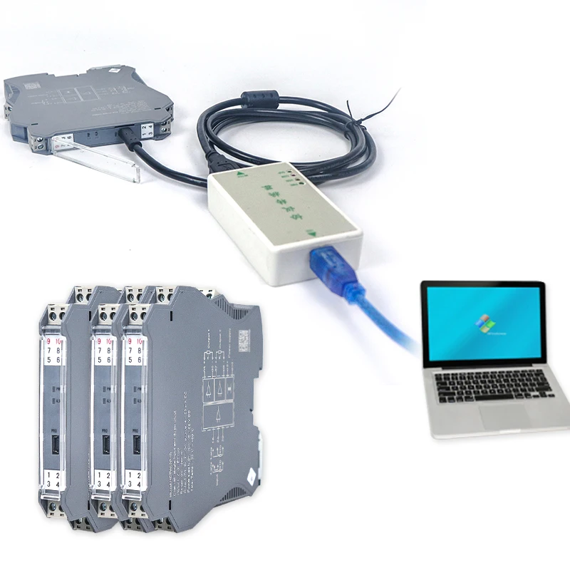 

420ma to 010v converter isolated galvanic isolator signal splitter distribution