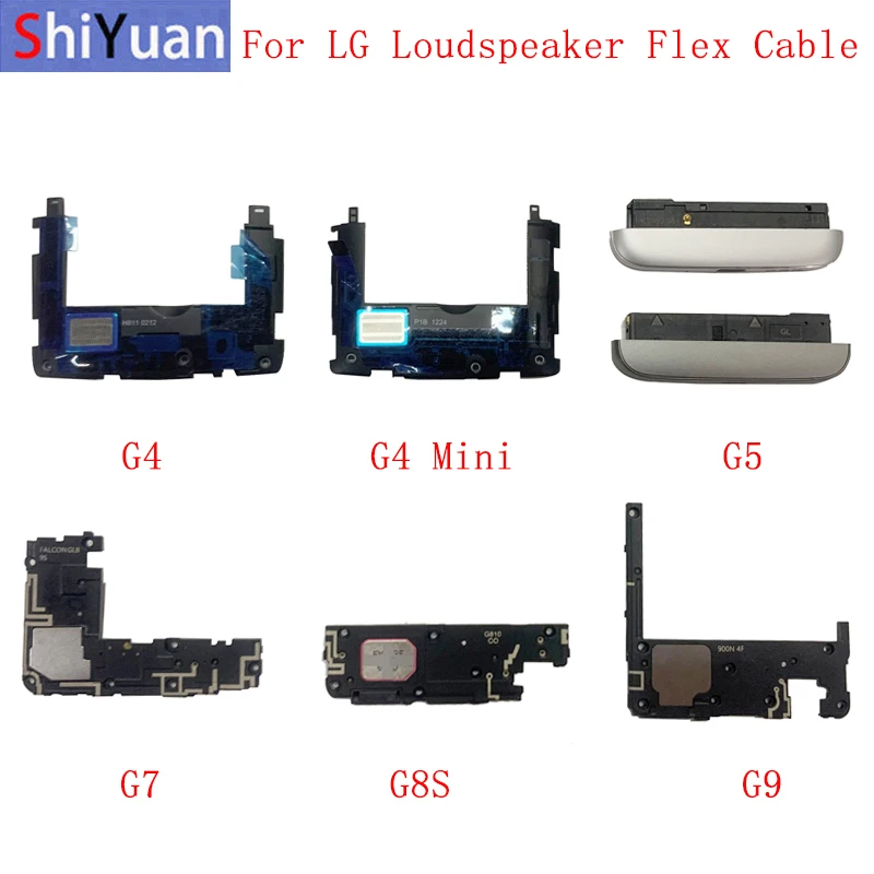 Loud Speaker buzzer Ringer Flex Cable For LG G4 G4 Mini G5 G7 G8S ThinQ G9 V30 V40 V50 V60 Loudspeaker Module Replacement Parts