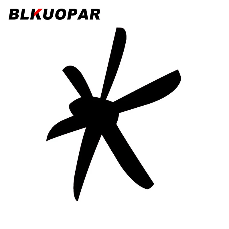 BLKUOPAR for Propeller Silhouette Car Stickers Waterproof Decals Occlusion Scratch Trunk Sunscreen Vinyl Material Decoration