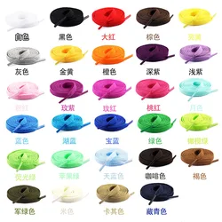 1 pair Colored Shoe Laces Sneaker Flat Shoelaces Hiking Boots Shoe Strings Colored Shoe Laces for Sneakers Laces Drop Shipping