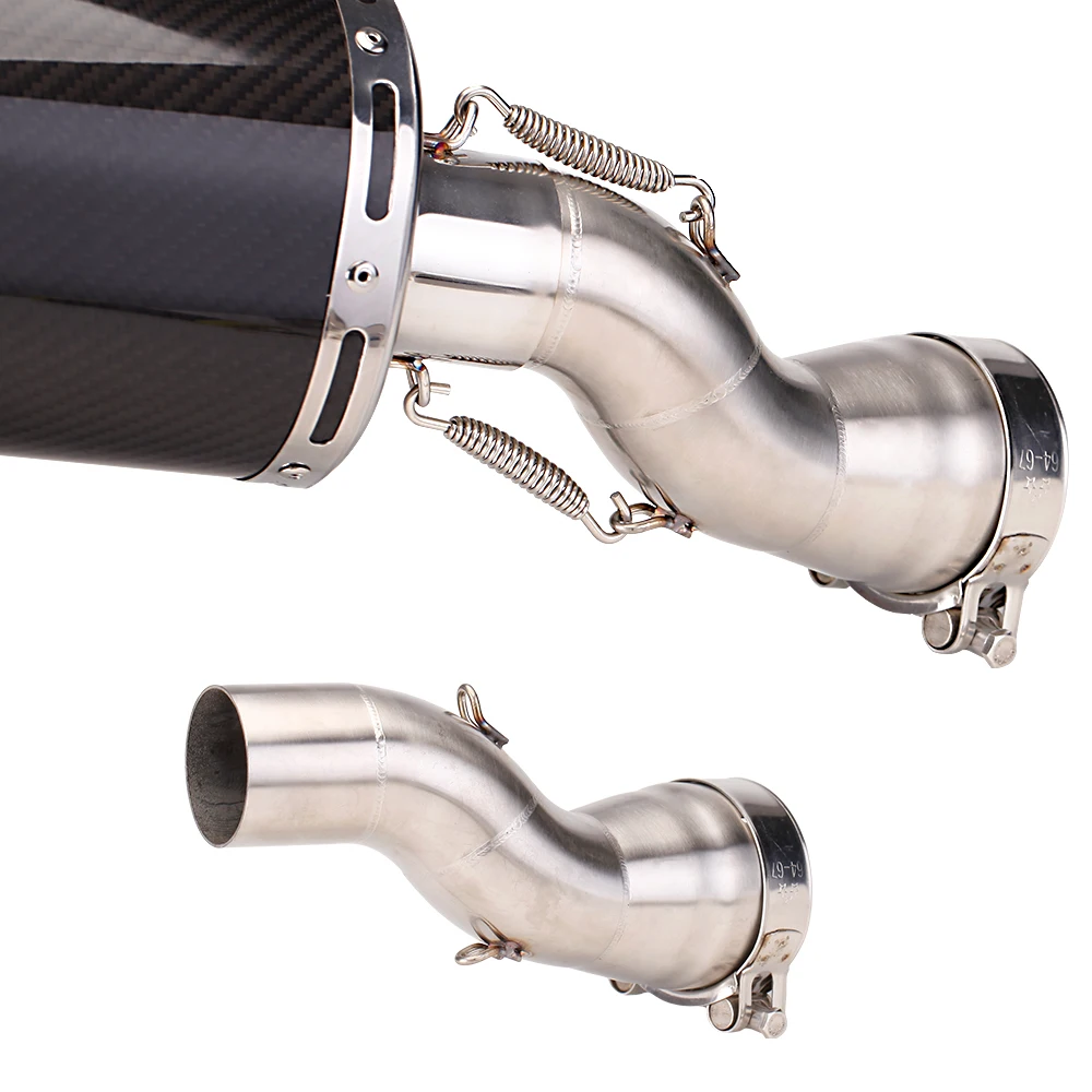 For R1200GS Adventure R1200GSA 2014 2015 2016 2017 2018 2019 Exhaust Middle Link Pipe Tube Slip-on R1200 R 1200 GS ADV