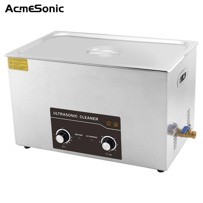 ACMESONIC Factory Ultrasonic Cleaner A22L 40kHz 480W Durable Knob Adjustment Ultrasonic Vendor Dedicated Cleaning Machine