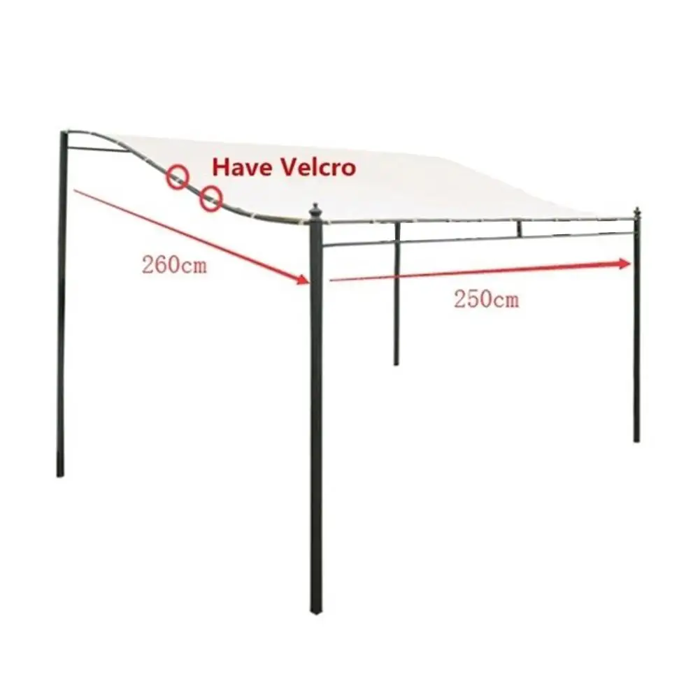 300D Canvas Waterproof Tent Top Roof Gazebos Garden Replacement Canopy Outdoor Awning Tent Shade Party Pawilon Top Cover