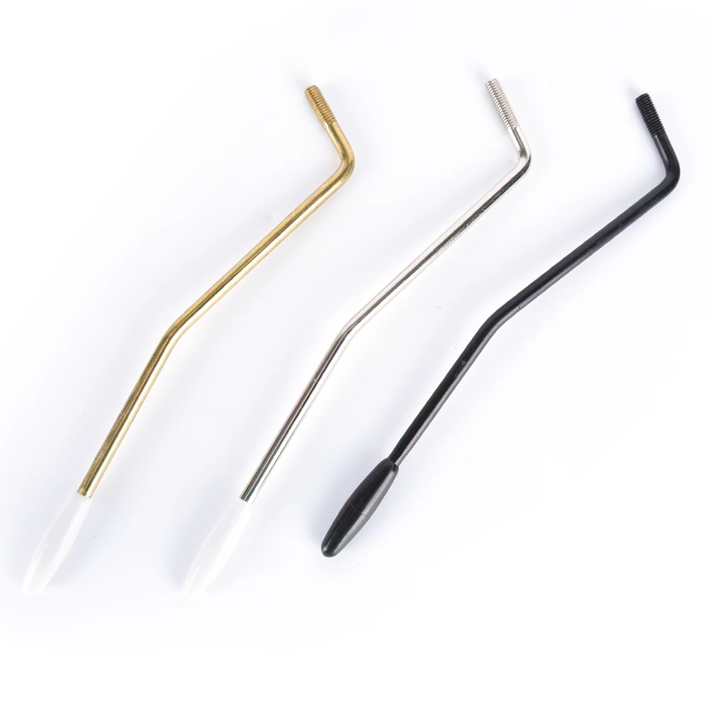 Braccio Tremolo nero argento dorato braccio Whammy Bar per chitarra elettrica per accessori per parti di chitarra ferro + plastica