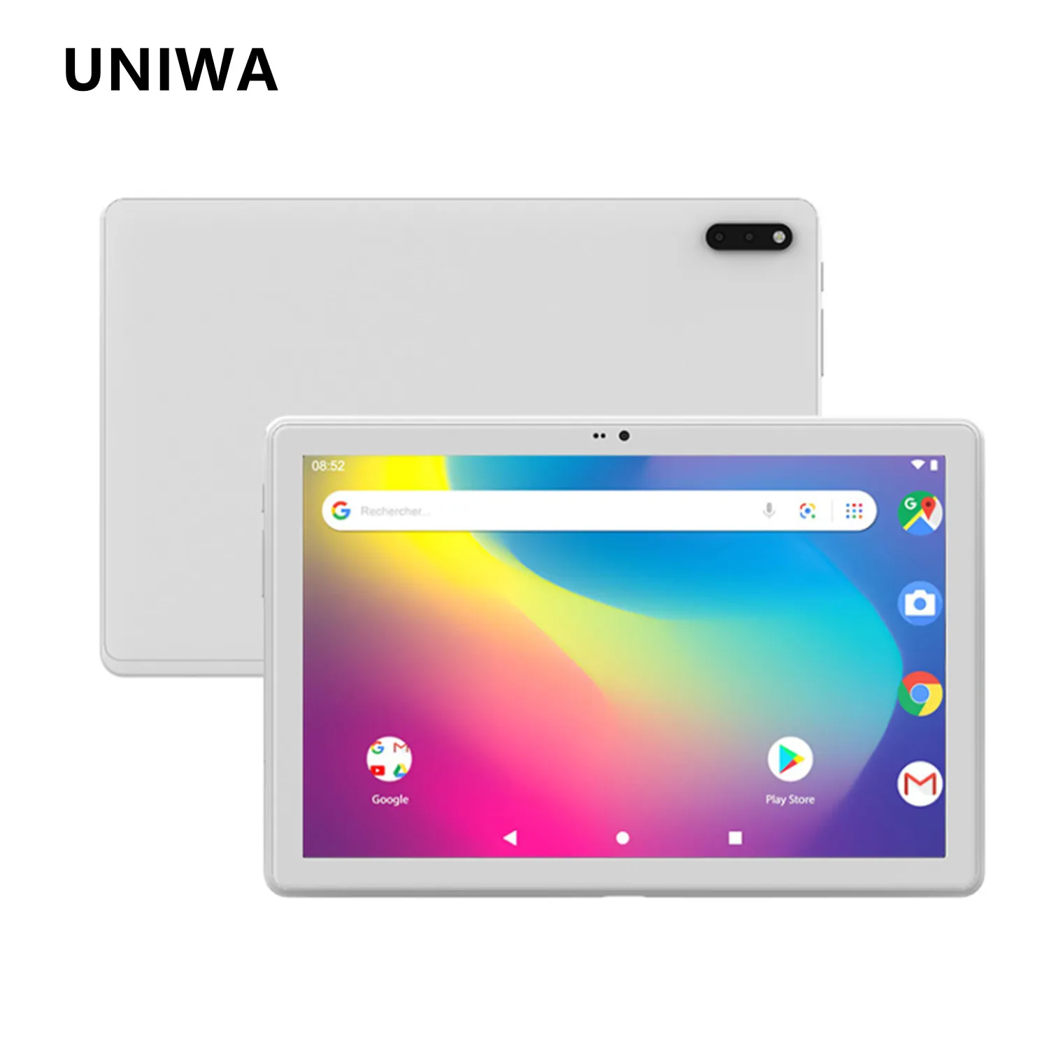 Tablette PC de 10.1 pouces WA UTAB U618, 4 Go 64 Go, pour touristes, epiCards, WiFi, Bluetooth, GPS, Android 10.1, 4G, persévérance, appel téléphonique