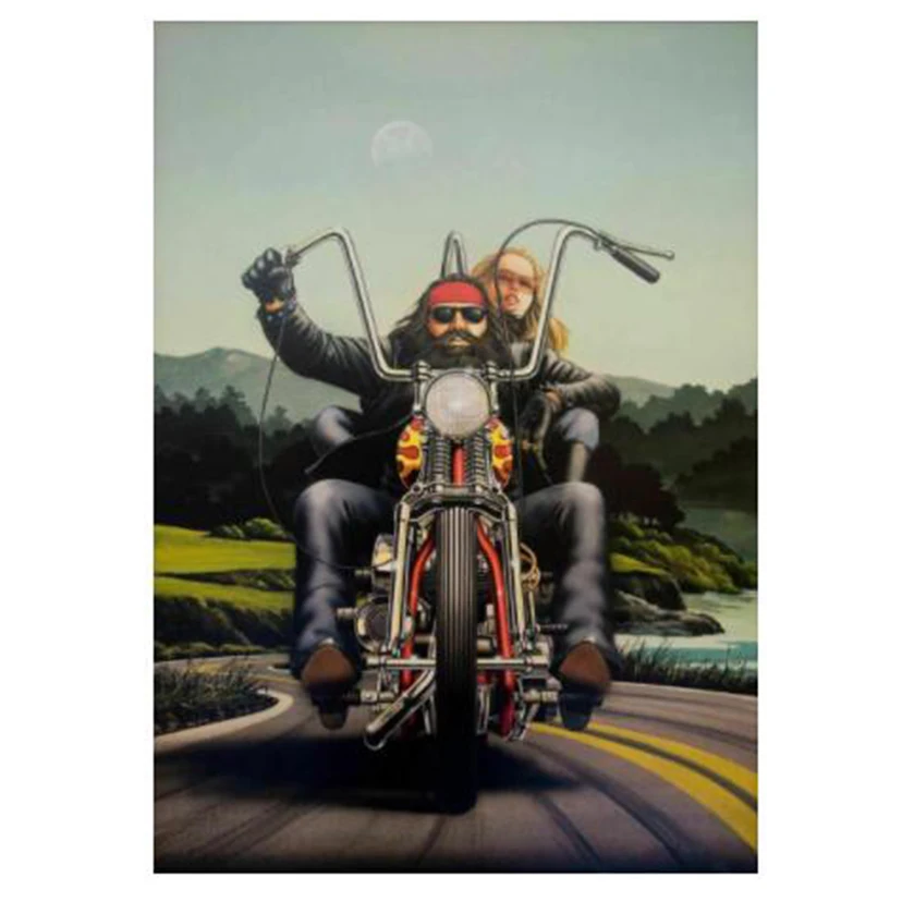 

Diamond Painting Of Rhinestone Cross Stitch Kit Diamond Embroidery Motorcycle Picture Mosaic Handmade Art Home Decor BM176