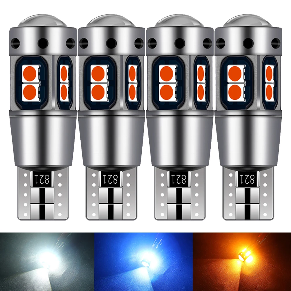 

4 шт. высокое качество T10 W5W 168 192 светодиодный задний фонарь 3030 10smd 12 В для автомобиля светодиодная автомобильная лампа CANBUS без ошибок автомобильный маркер парковочная лампа
