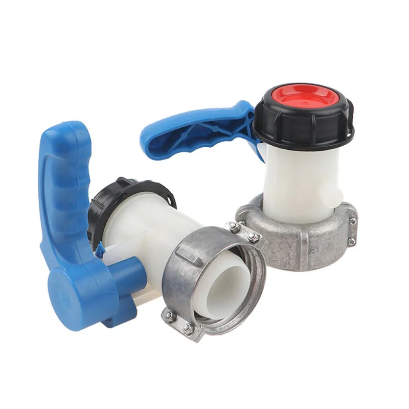 Adattatore serbatoio IBC 1000L DN50 62/75Mm litro 62Mm per esportare maschio 2 pollici valvola a farfalla interruttore accessori strumenti attrezzi da giardinaggio