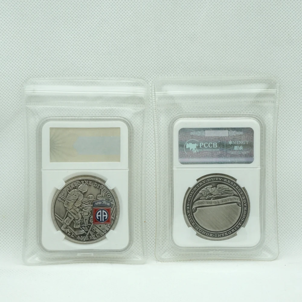 Operation Iraqi Freedom Eagle 82nd Airborne Division Commemorative Challenge Coin Collection Gift with PCCB Case