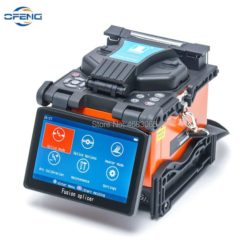 Jilong KL-360E Single Optical Fiber Fusion Splicer KL 360E FTTH Fiber Optic Splicing Machine customized