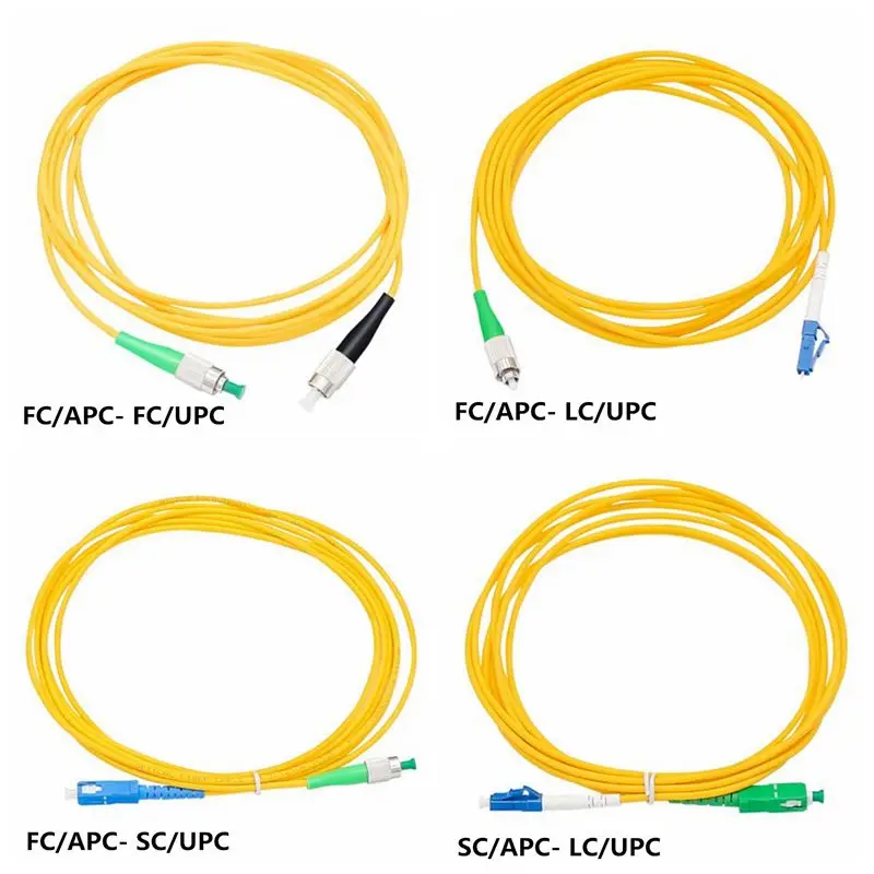 Radio and TV grade SC/APC-SC/FC/LC/ST UPC single mode single core 3 M 5 M 10 m fiber jumper tail