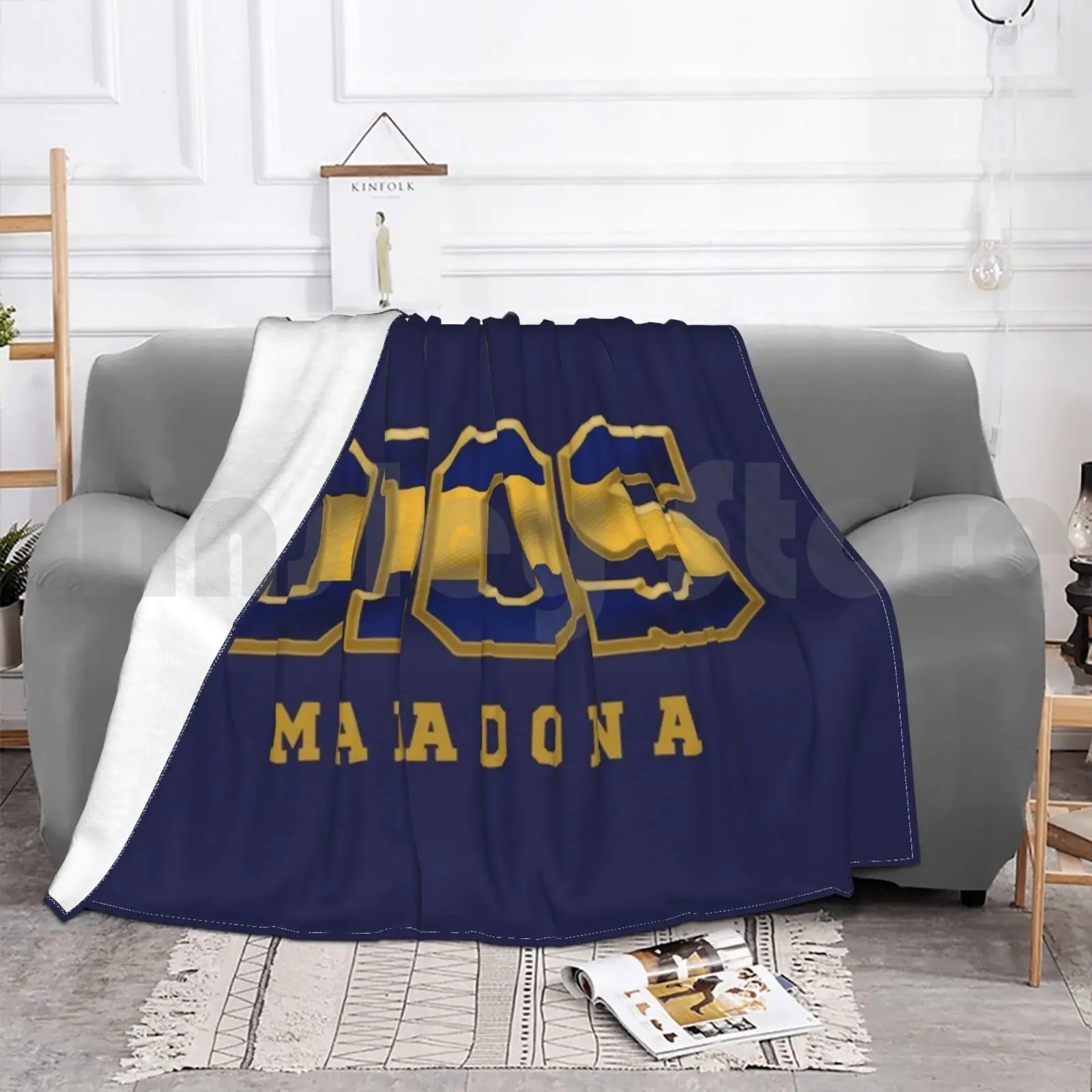 Maradona D10s-Diego Armando Maradona Blanket Fashion Custom Maradona Football Argentina Soccer Napoli Diego