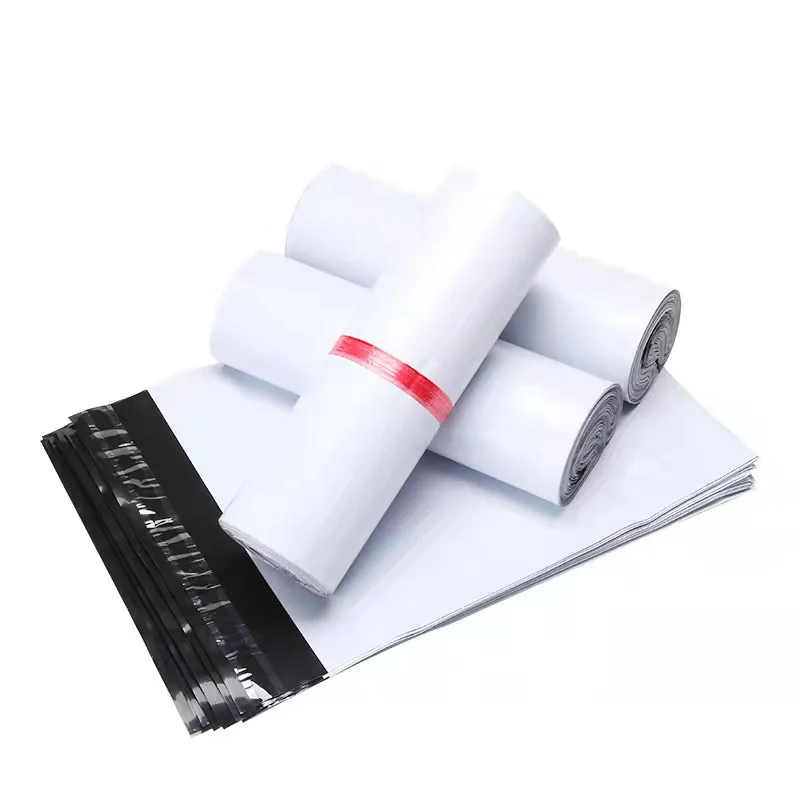 100pcs/Lot White Express Bags Waterproof Poly Envelope Mailing Bags Self-Seal Adhesive Seal Pouch Plastic Courier Bag