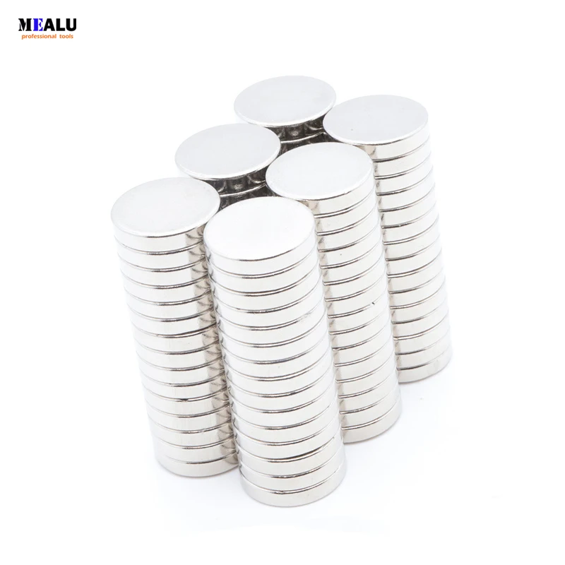 50pcs N35 imanes de neodimio D16mmx4mm  materiais magnéticos imã neodimio