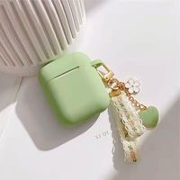 For Xiaomi Redmi Buds 3 Cute Flower keychain Case Wireless Bluetooth Earphone Case redmi buds3 PRO Protect Silicone Cover