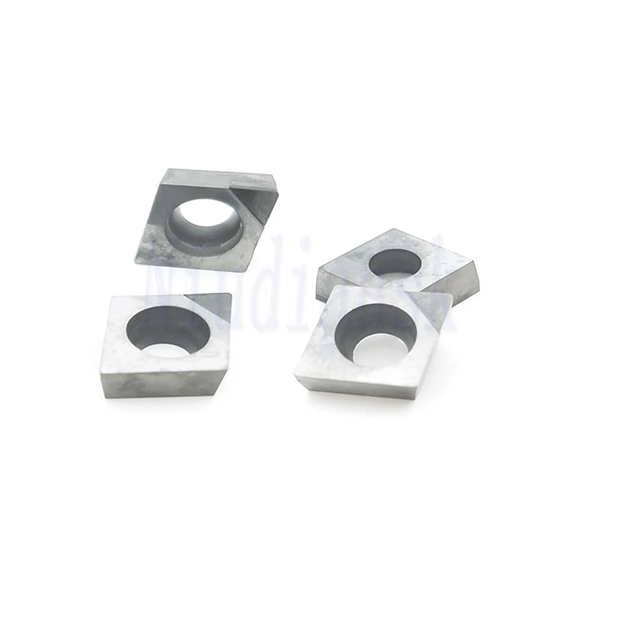 Inserti per tornitura CBN PCD CCMT060204 CCMT09T304 CCMT120408 inserti diamantati per coltelli per utensili da tornio CNC inserti in nitruro di boro cubico