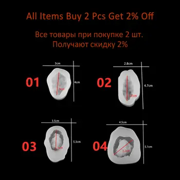 1個水晶瑪瑙石環氧樹脂模具 UV樹脂矽膠模具,用於DIY珠寶製作樹脂水晶環氧樹脂澆鑄模具 8 最佳銷售 晶簇矽膠模具 - №2